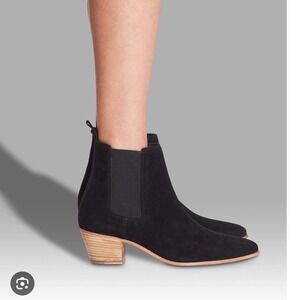 IRO‎ Yvette Suede Booties Black 7.5